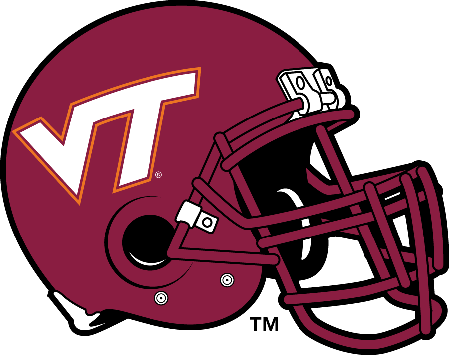 Virginia Tech Hokies 1999-2015 Helmet diy iron on heat transfer